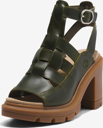 TIMBERLAND Strap Sandals 'Fisherman' in Green: front