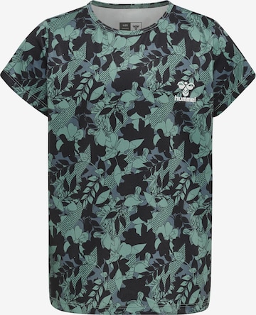 Hummel Shirt 'NANNA' in Groen: voorkant