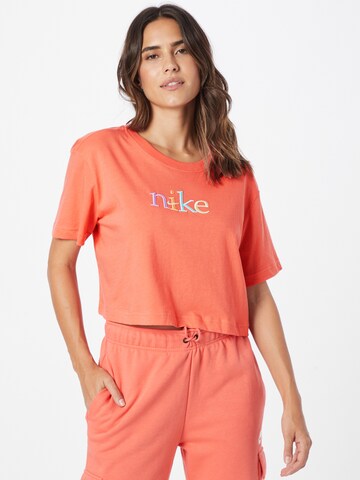 Nike Sportswear Póló - narancs: elől