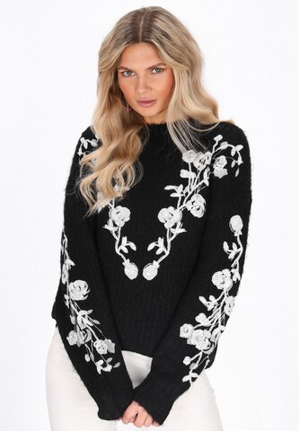 usha FESTIVAL - Pullover em preto: frente