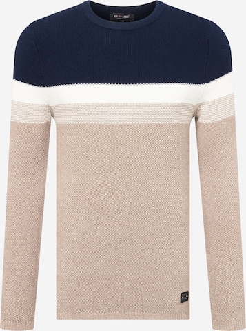 Key Largo - Pullover 'HANSI' em bege: frente