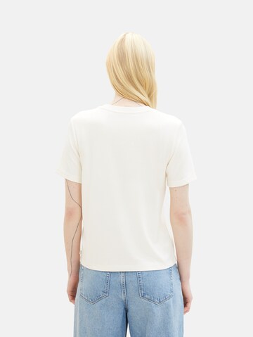 TOM TAILOR DENIM - Camiseta en blanco