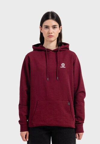 Oldskull Sweatshirt 'Basic Oldskull 25' in Red: front