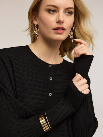 MOTIVI Gebreid vest in Zwart