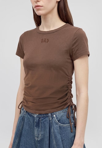 Gap Tall Shirt in Brown: front