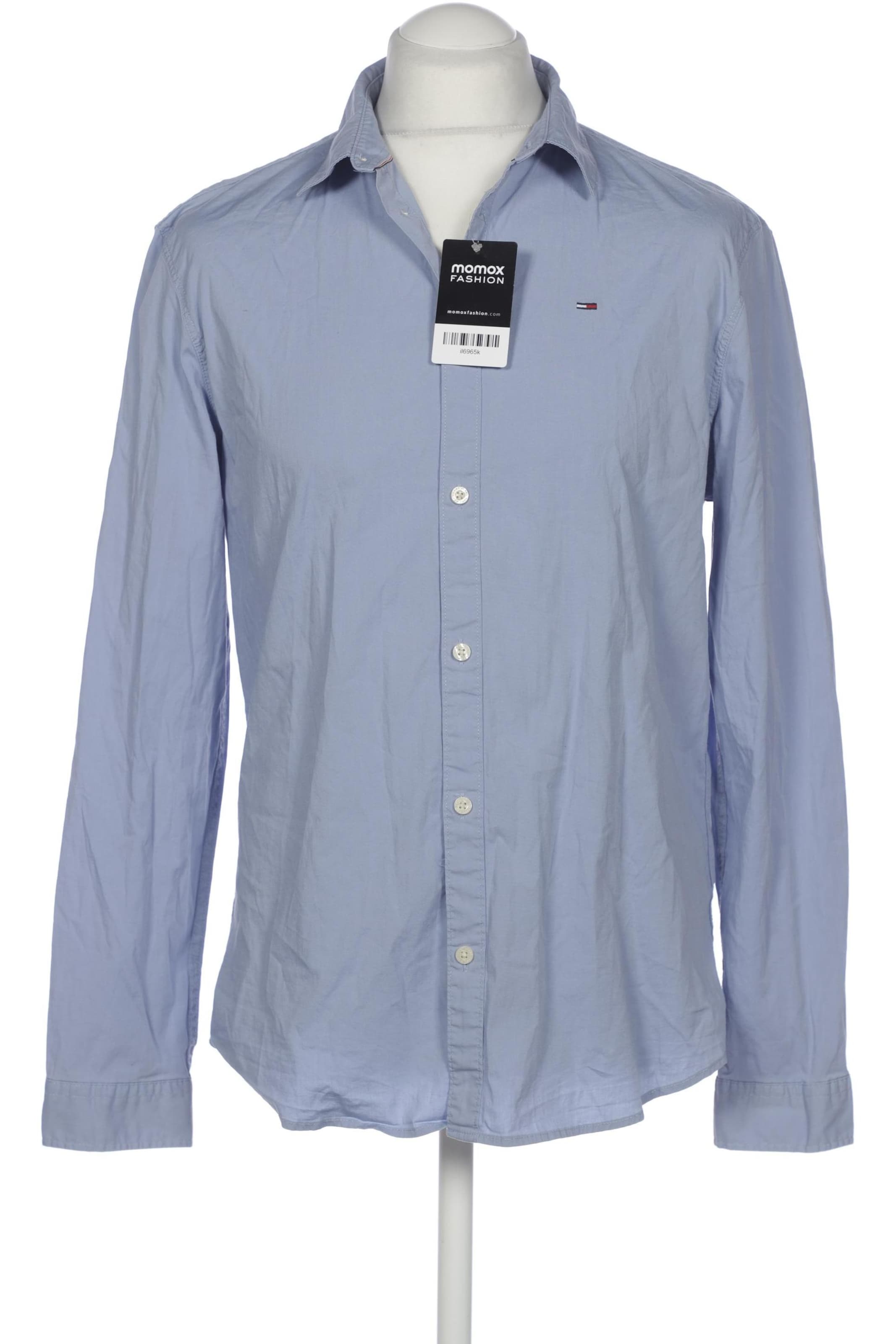 Tommy Jeans Hemd XL in Blau: Vorderseite