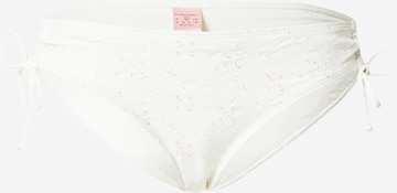 Pantaloncini per bikini 'Broderie' di Hunkemöller in bianco: frontale