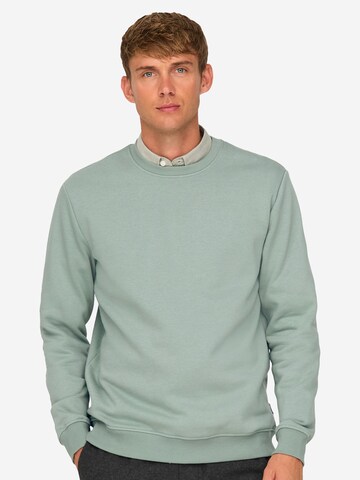 Only & Sons Sweatshirt 'Connor' in Blue