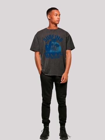 T-Shirt 'Hawaii Surf Beach Summer' F4NT4STIC en bleu