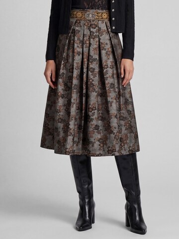 SPIETH & WENSKY Skirt 'Kathrin' in Grey: front