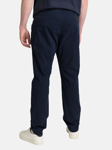 TOM TAILOR Men + Regular Chinobyxa i blå