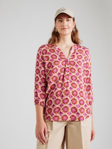Cartoon Bluse in Pink: Vorderseite