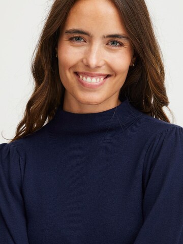 Fransa - Vestido de malha ' DEDINA ' em azul
