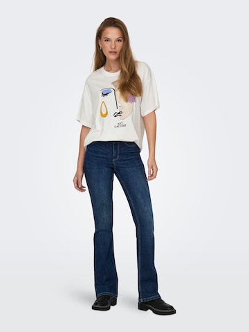 ONLY - Camiseta 'HANNA' en blanco