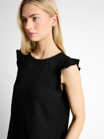 TOM TAILOR DENIM Top in Schwarz