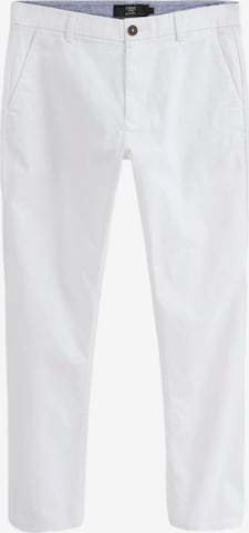 Next Slimfit Chino hlače | bela barva: sprednja stran