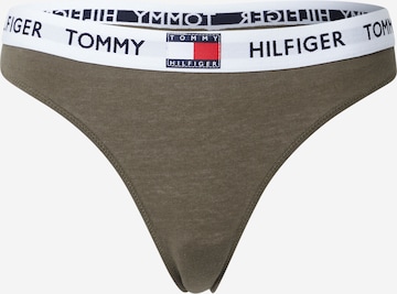 Tommy Hilfiger Underwear Tanga – zelená: přední strana