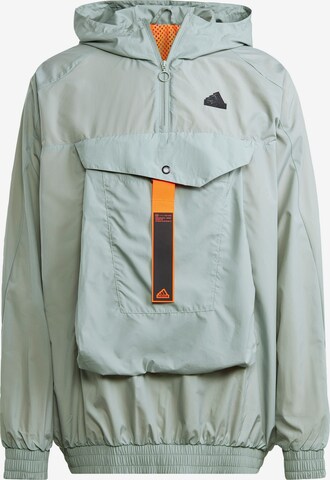 ADIDAS SPORTSWEAR Sportjacke 'City Escape' in Grün: predná strana