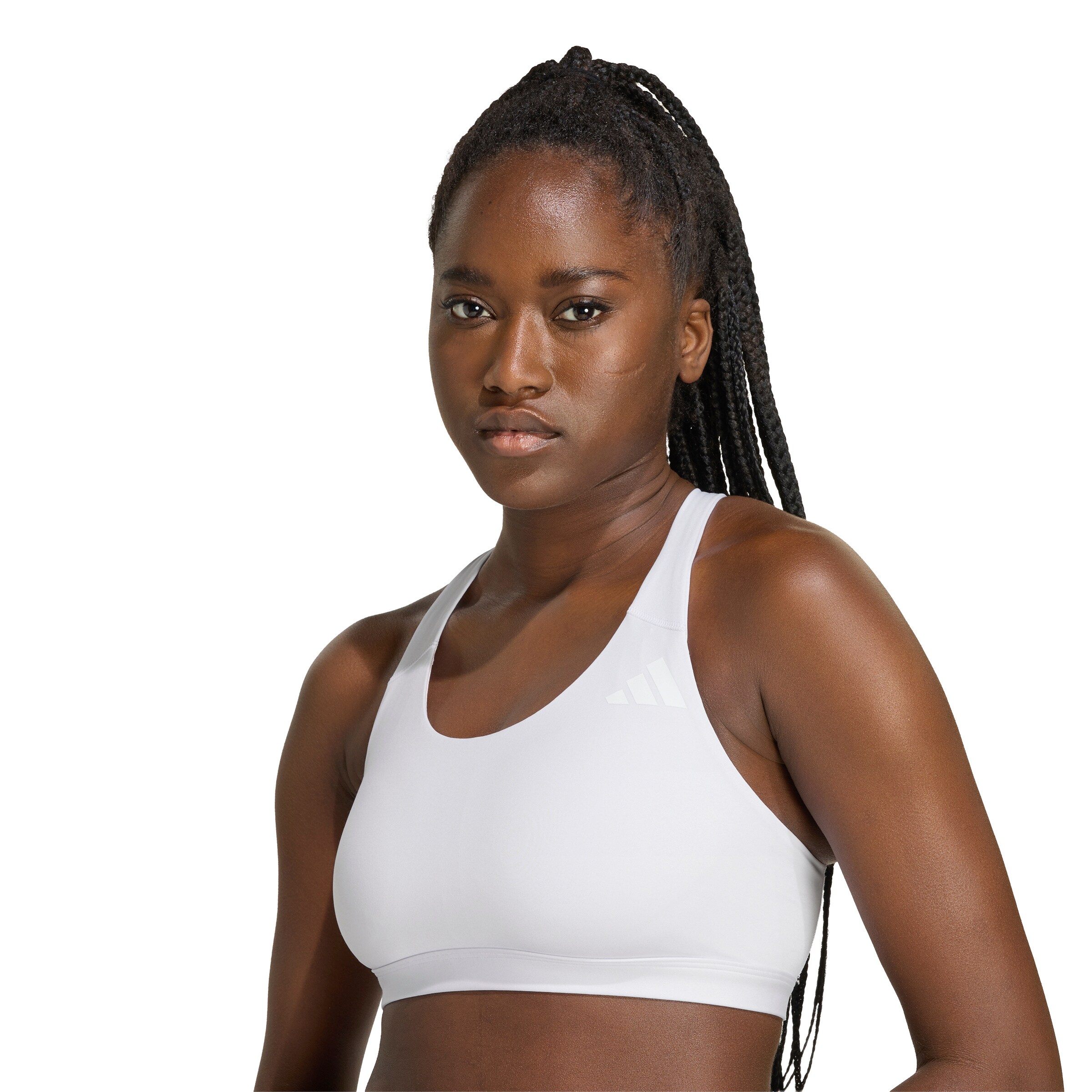 ADIDAS PERFORMANCE Korzetová Sportovní podprsenka 'Optime Essentials' – fialová