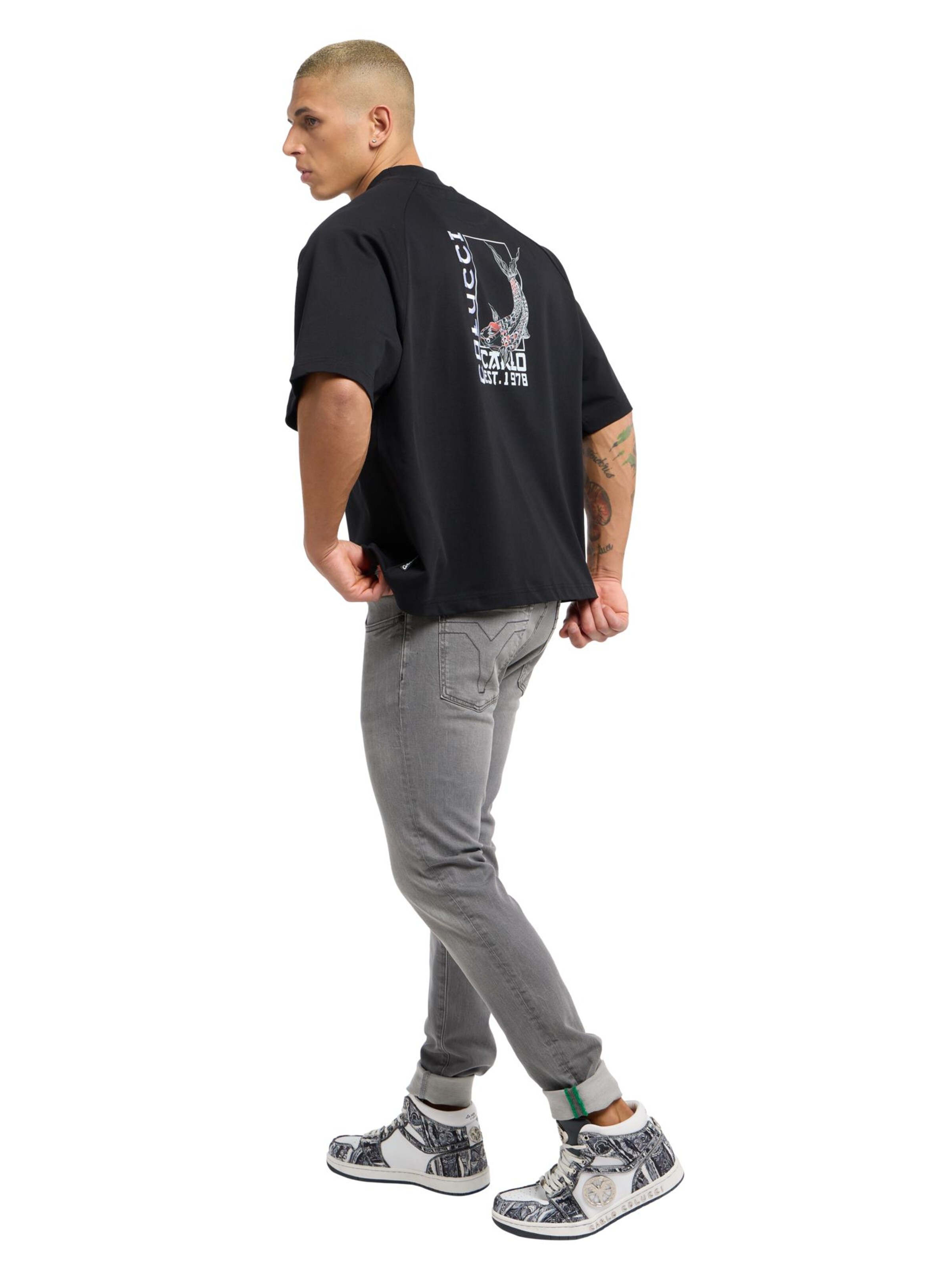 Carlo Colucci Shirt 'Dorigoni' in Black