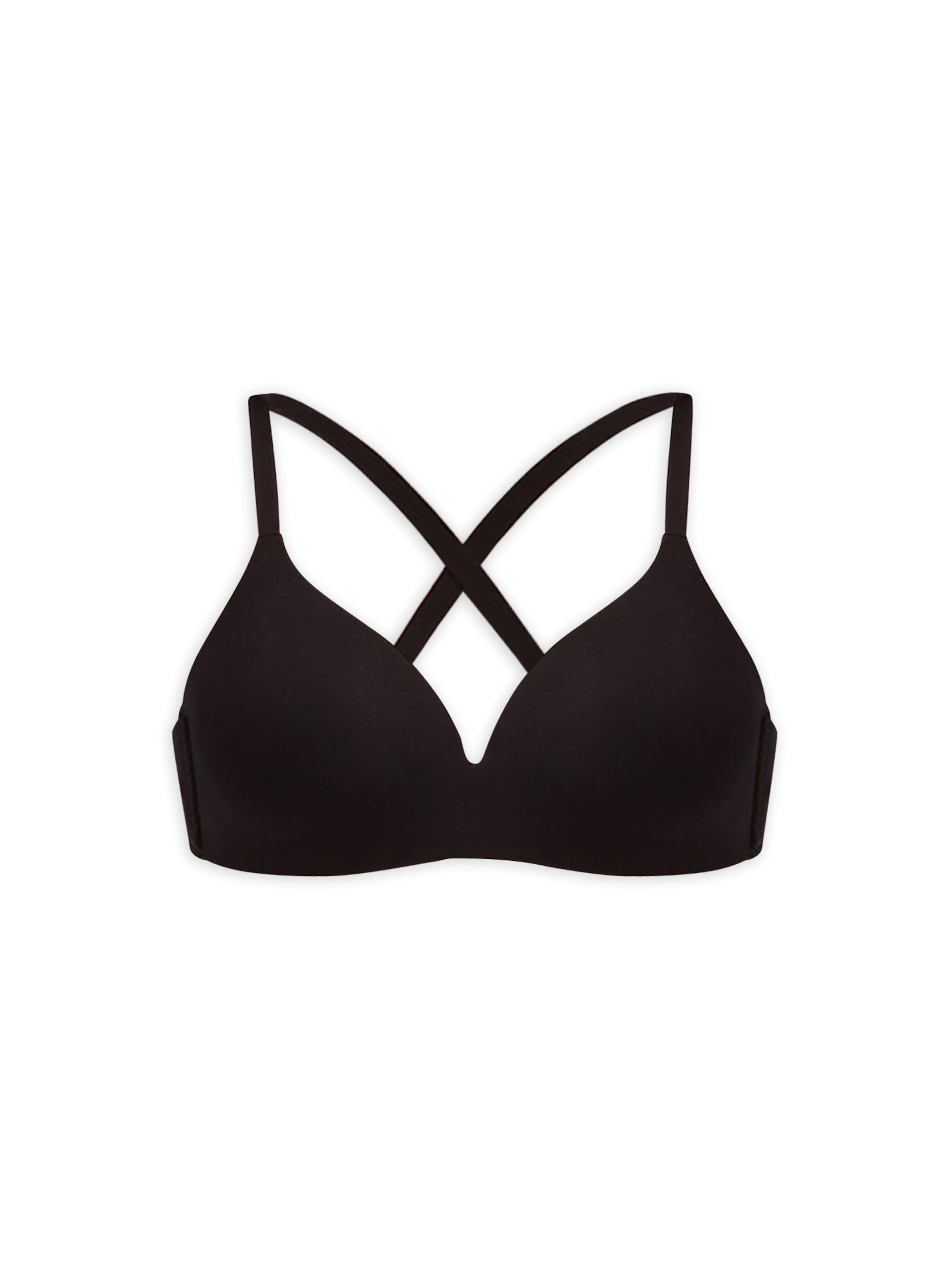 Gisela Бюстгальтер под футболку Бюстгальтер в Черный: спереди