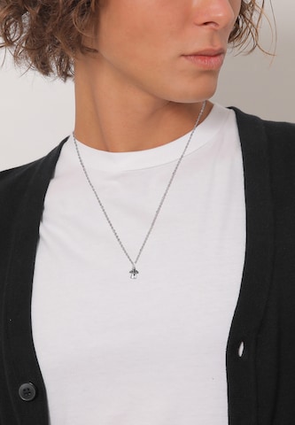 KUZZOI Necklace 'Pilz' in Silver: front