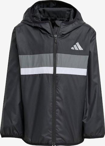 ADIDAS SPORTSWEAR Urheilutakki 'Tiberio' värissä musta: etupuoli