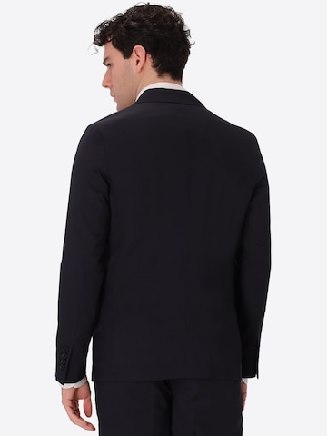 Distretto12 - Ajuste regular Chaqueta tipo saco para negocios 'ALABASTRO' en negro