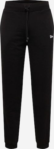 NEW ERA Tapered Pants in Black: front
