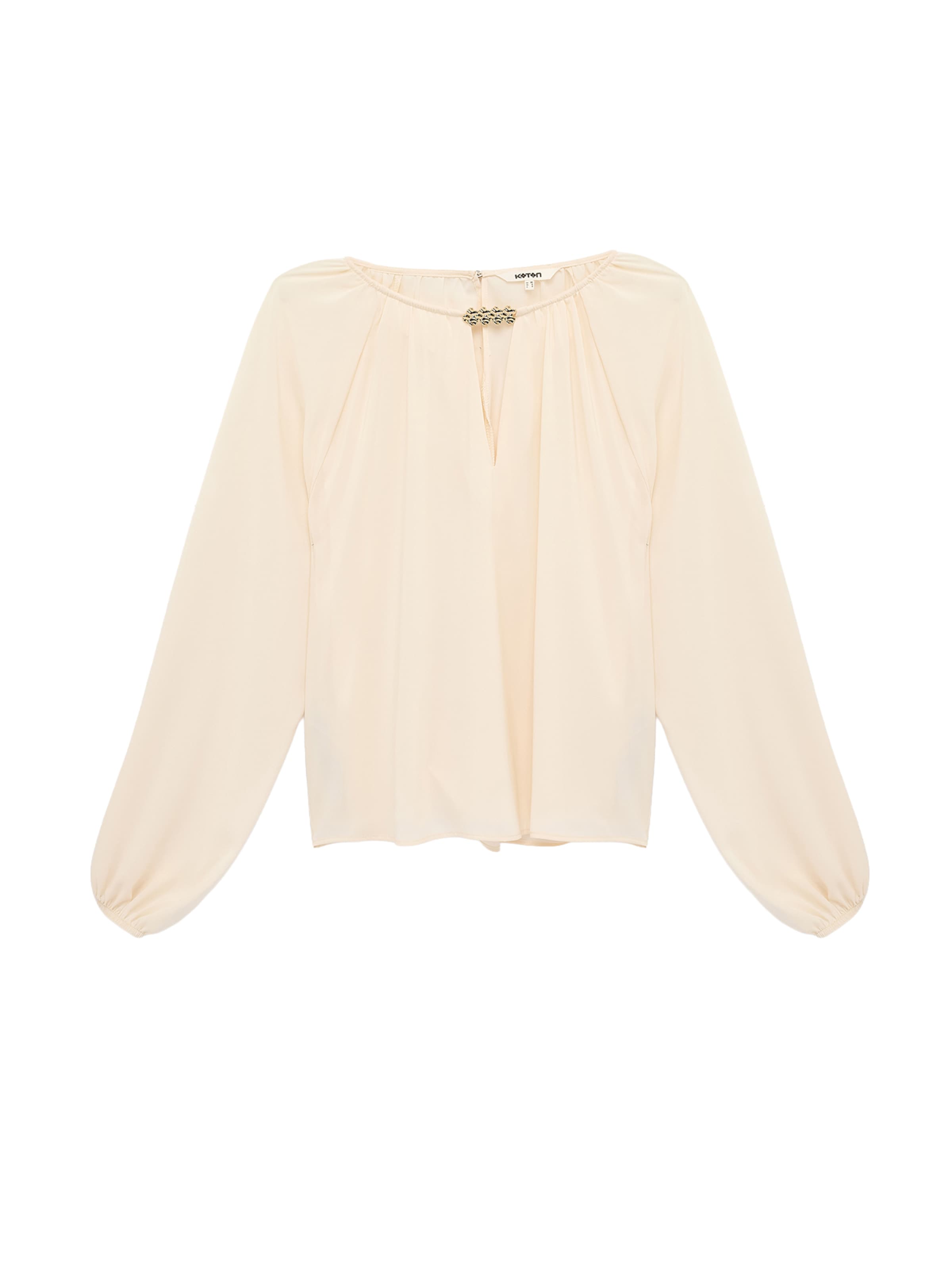 Koton Blouse in Beige: voorkant