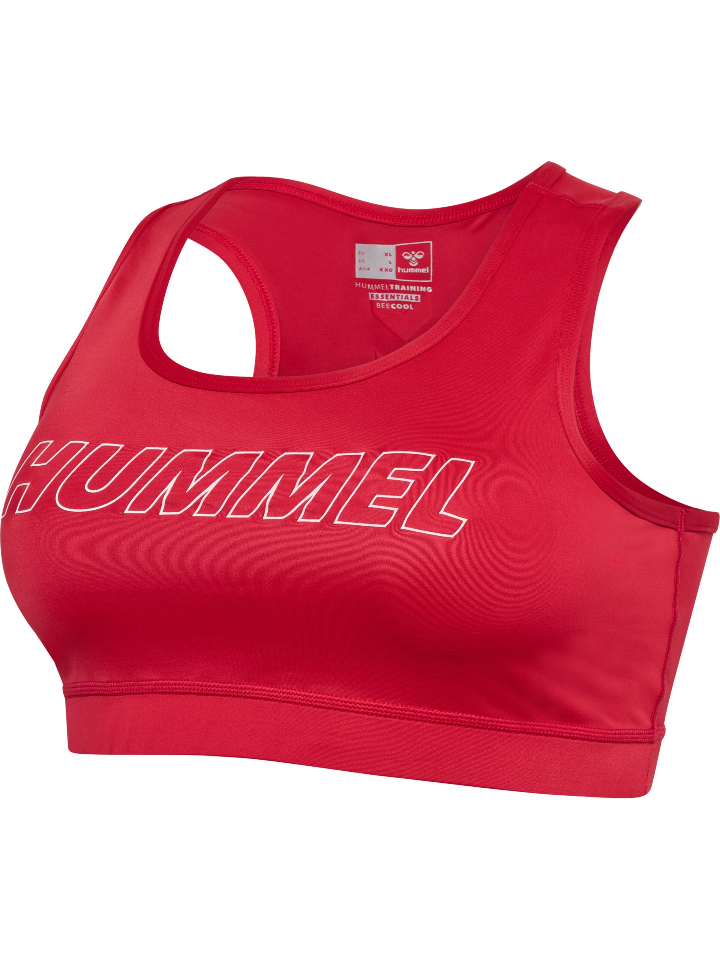 Hummel Bustier Sport-BH in Rot