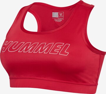 Hummel Bustier Sports-BH i rød