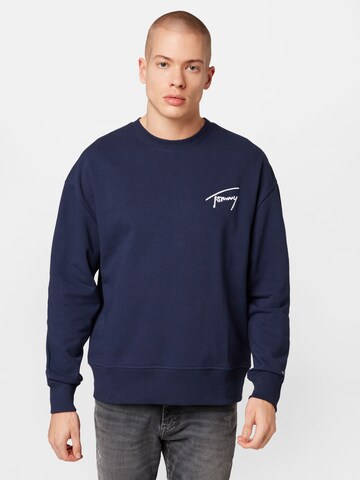 Sweat-shirt TOMMY HILFIGER en bleu : devant