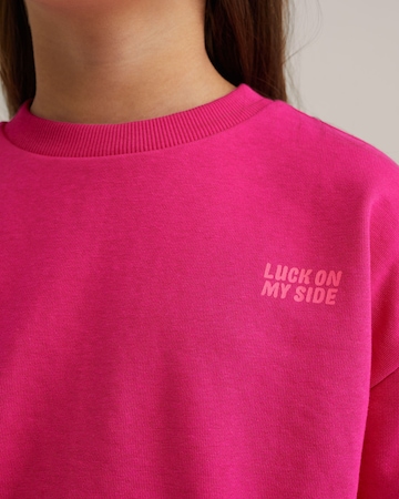 WE Fashion Sweatshirt i rosa