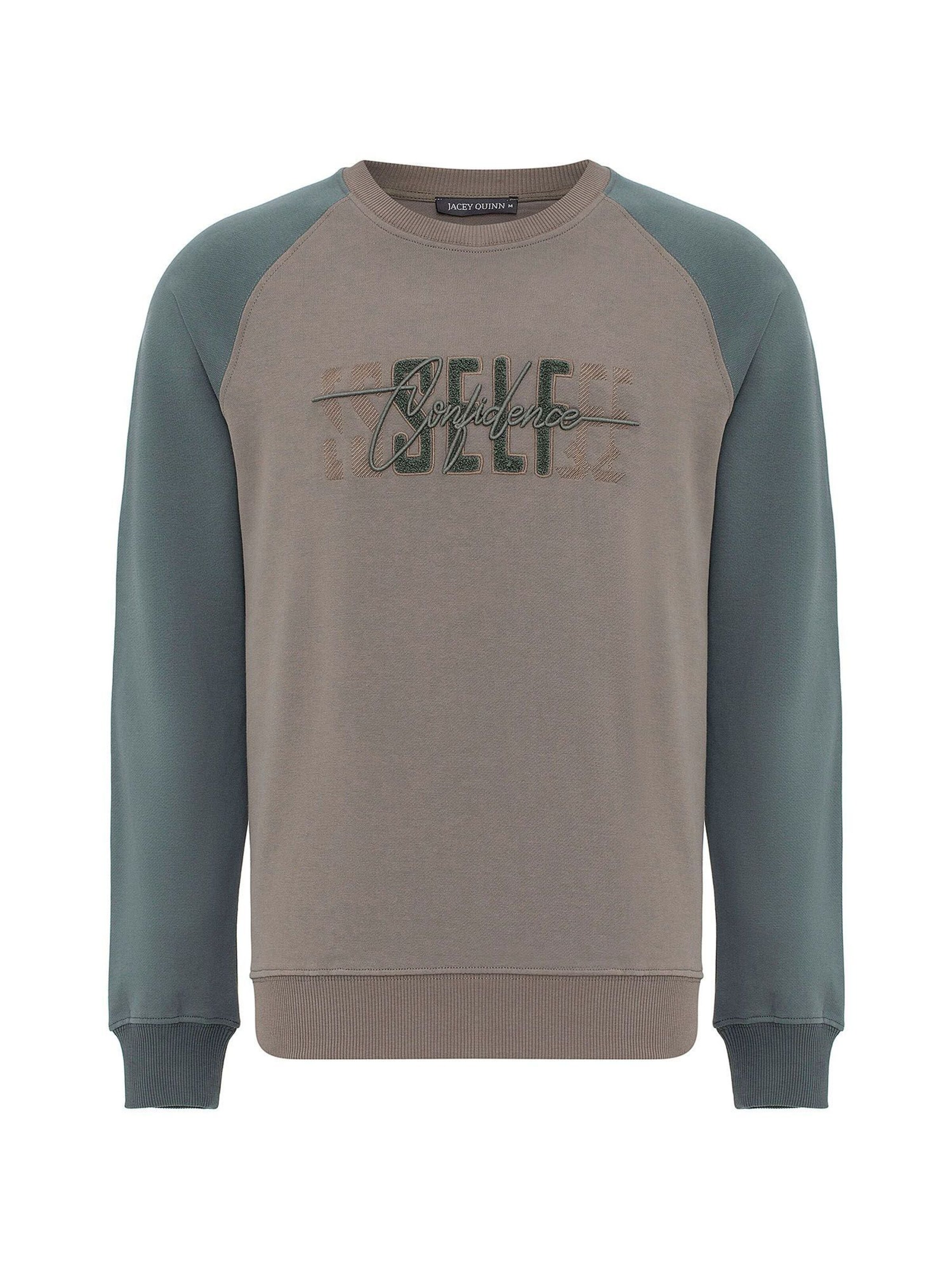 Jacey Quinn Sweatshirt in Green: front