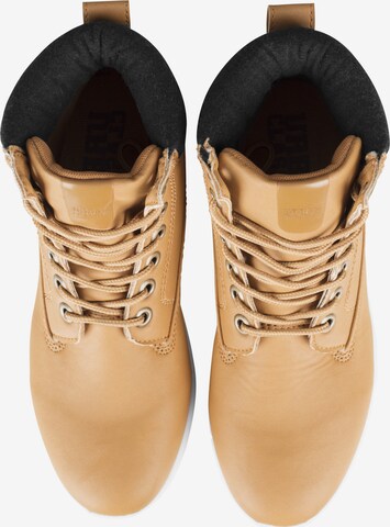 Urban Classics Lace-Up Boots in Brown