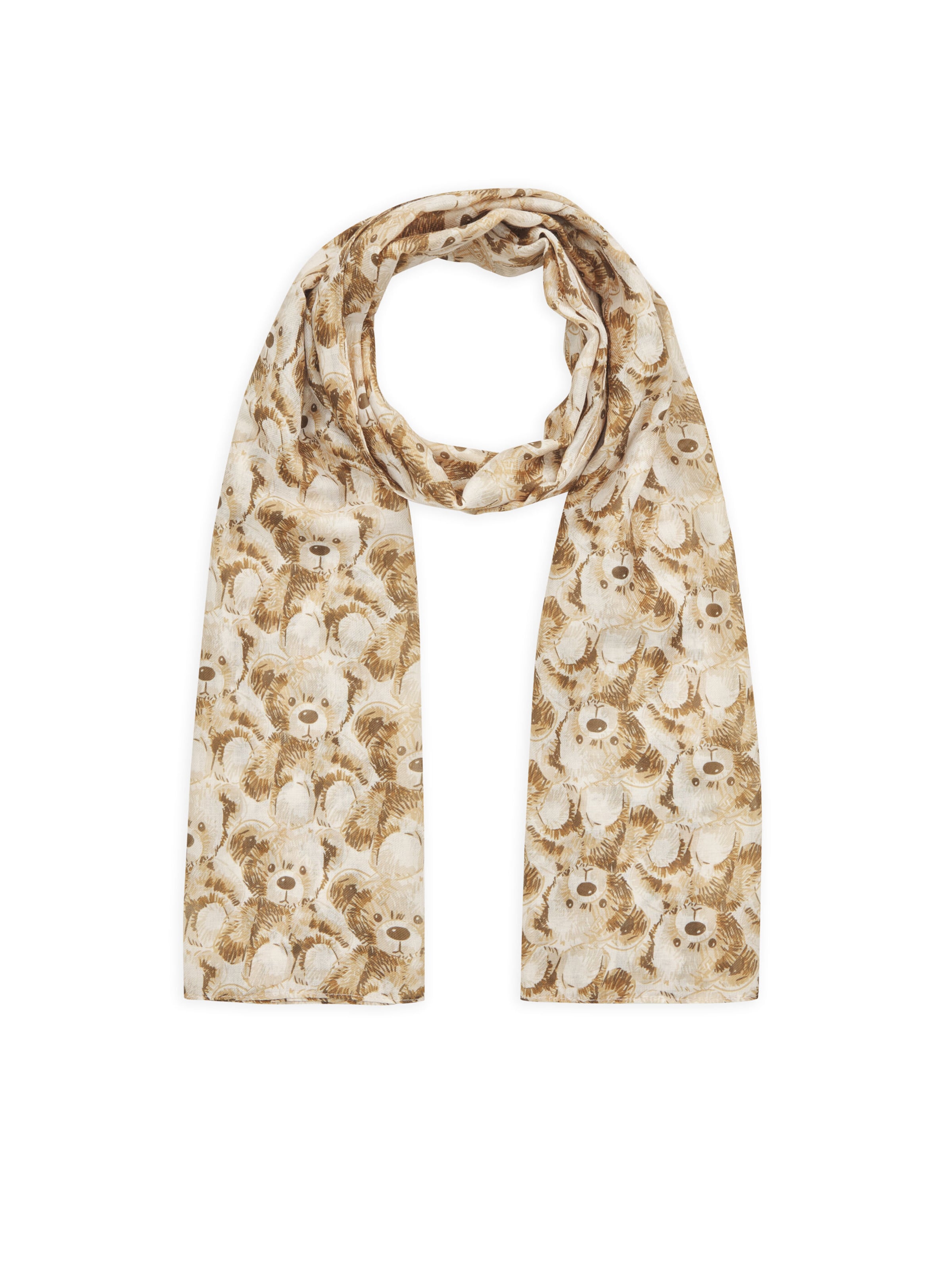 CODELLO Sjaal in Beige: voorkant