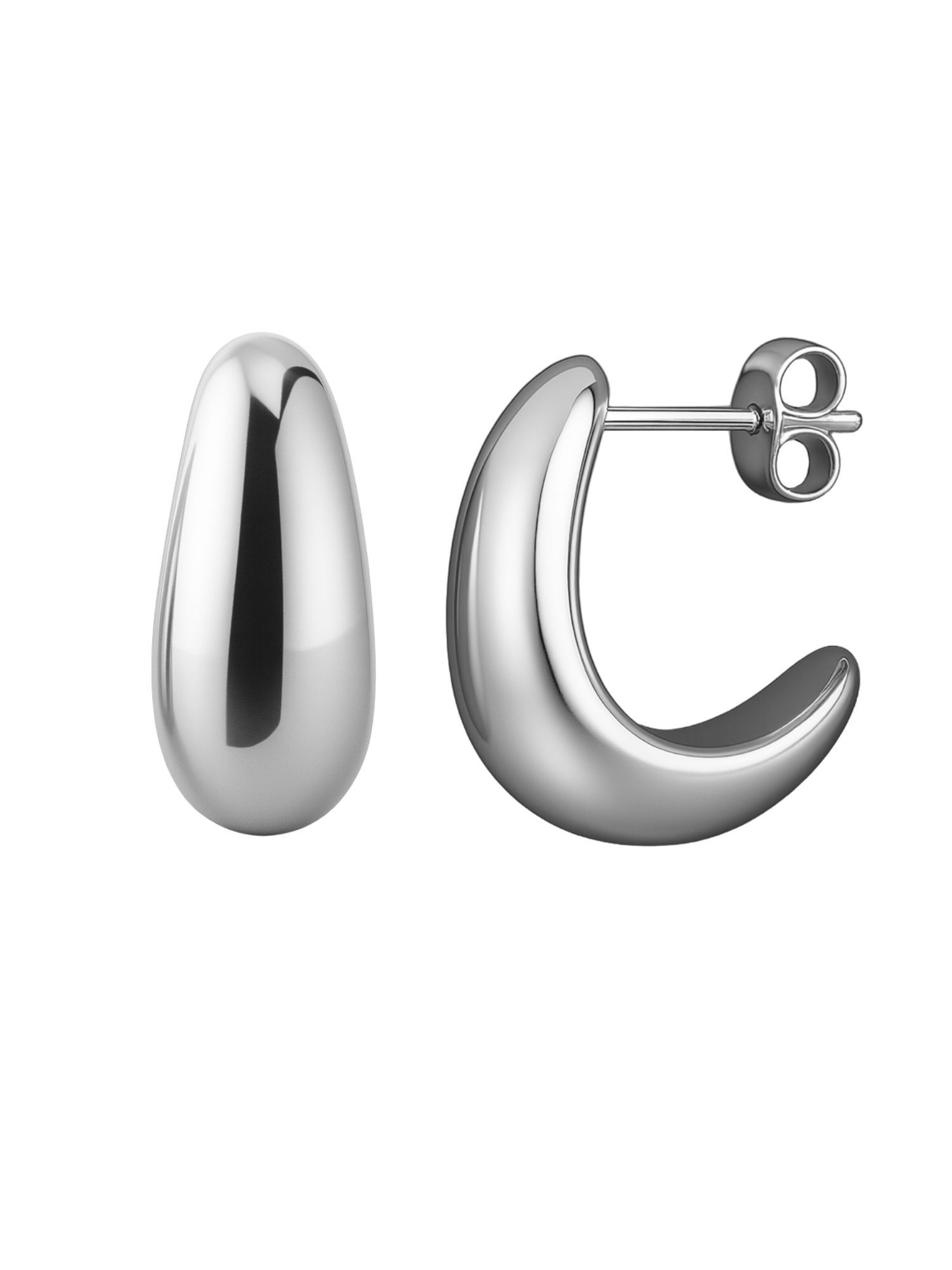 Heideman Earrings 'Freydis' in Silver: front