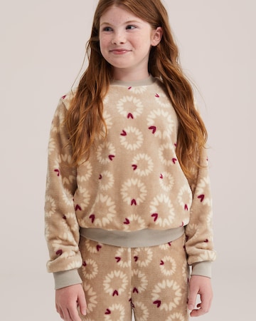 WE Fashion Nachtkledij in Beige: voorkant