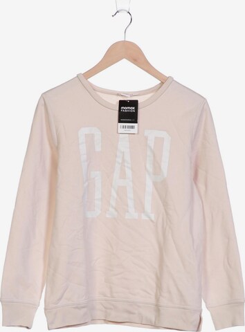 GAP Sweatshirt & Zip-Up Hoodie in S in White: front