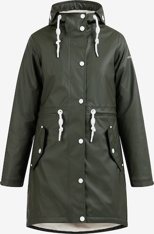 DreiMaster Maritim Between-Seasons Parka in Green: front