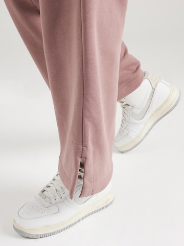 NIKE Wide leg Byxa 'Phoenix Fleece' i lila