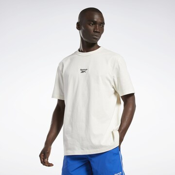 Reebok Shirt 'Vector' in Wit: voorkant