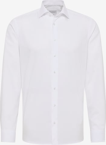 ETERNA Slim fit Button Up Shirt in White: front