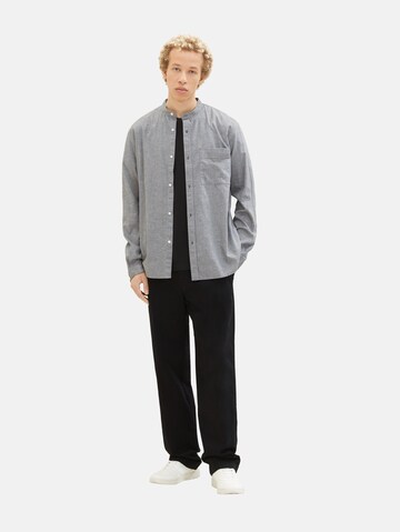 TOM TAILOR DENIM Regular Fit Hemd in Grau