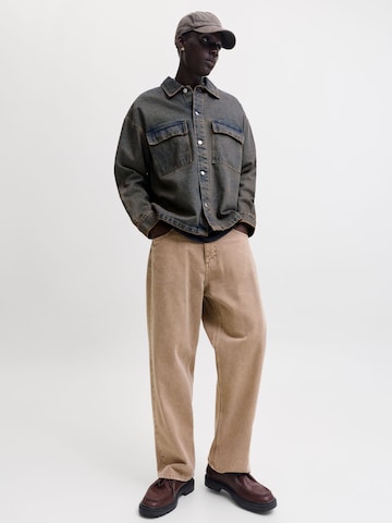 JACK & JONES Baggy Jeans 'JPSTAlex Antonio' in Brown