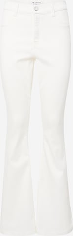 Dorothy Perkins - Flared Calças de ganga 'Frankie' em branco: frente