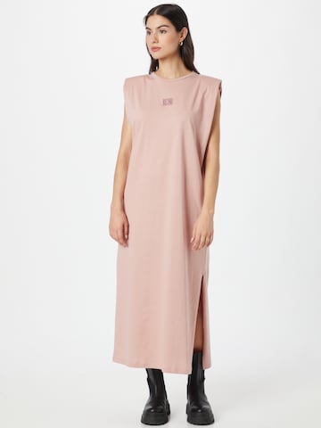 Calvin Klein Jeans Dress in Pink: front