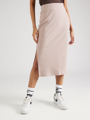 Nike Sportswear Skirt in Beige: front