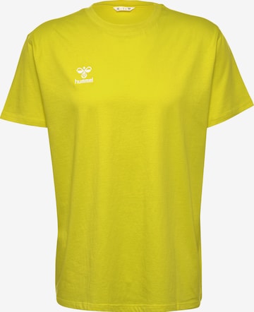 Hummel Performance Shirt 'GO 2.0' in Yellow: front